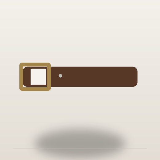 Full-Grain Leather Dress Belt — Tailor Made USA